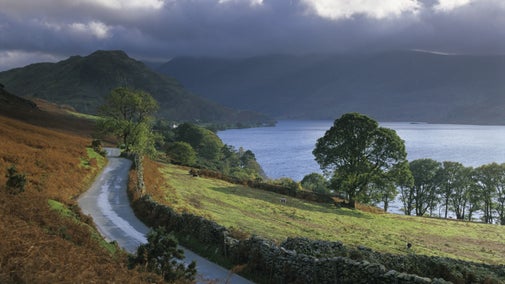 Looming clouds over Crummock Water in the Buttermere Valley